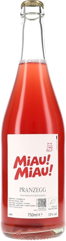 Pranzegg - Miau! Miau! Vino Rosato Frizzante ( 2025 ) - BIO
